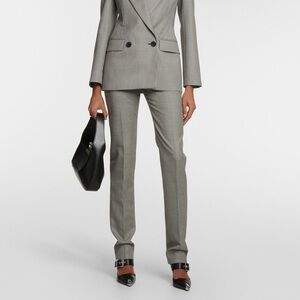 Alexander McQueen Houndstooth wool straight pants Size IT 38 - US 2